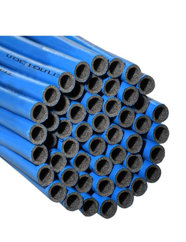 Термоізоляція труби ламінована 35\6 синя