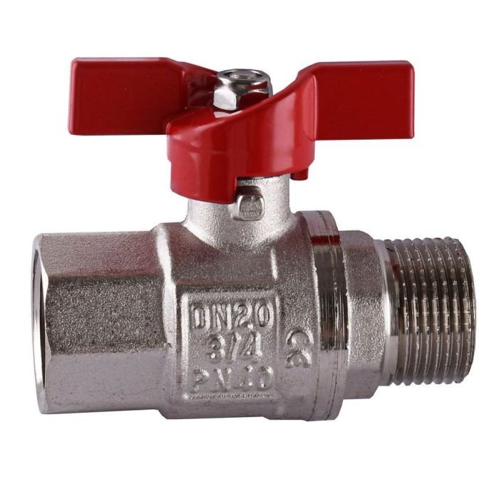 Кран кульовий прямий 3\4" з-в