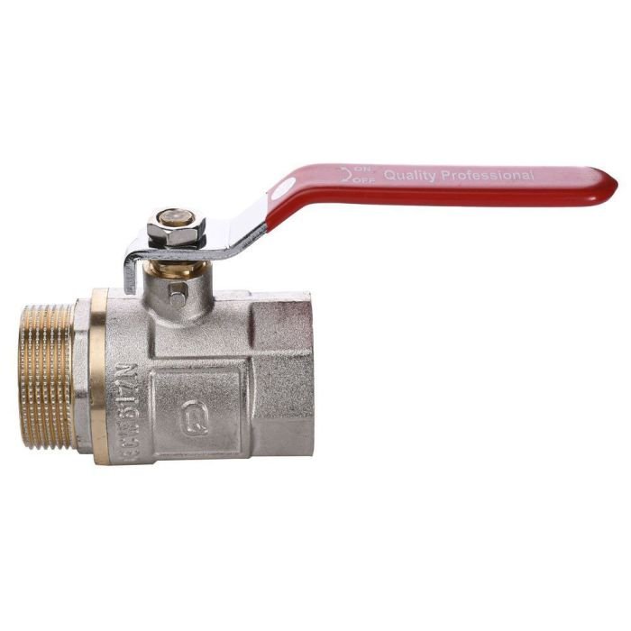 Кран кульовий прямий 1 1\2" з-в