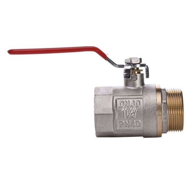 Кран кульовий прямий 1 1\2" з-в