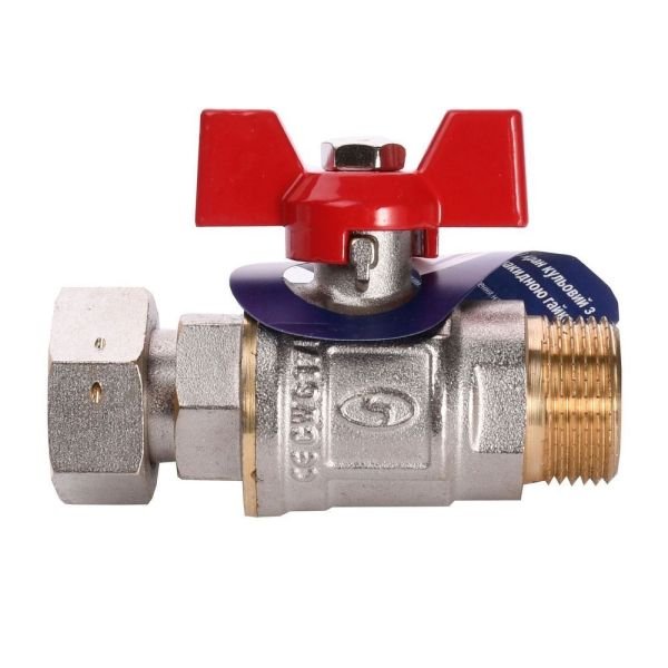 Кран кульовий прямий з накидною гайкою 3\4"