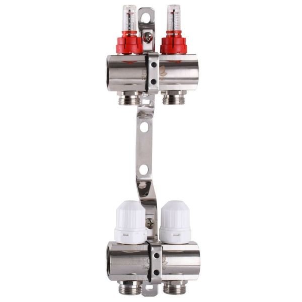 Колектор в зборі 1"х2